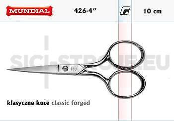 Nůžky klasické pro vyšívání - vyšívací nůžky Mundial 10 cm
