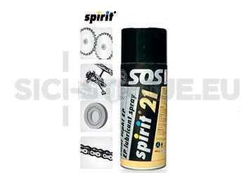 Spirit 21 je bezbarvý, syntetický, lubrikační sprej