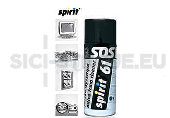 SPIRIT 61 - spray 400 ml čistič pro solária, Spirit 61 je všestranný aktivní pěnový čistič vhodný pro široké spektrum použití