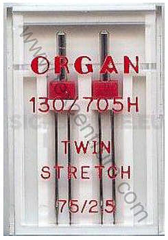 Jehly 130/705H, HAx1 Organ #75/2,5 TWIN STRETCH 2ks plast