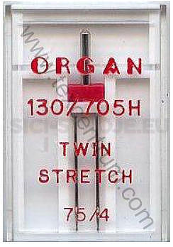 Jehly 130/705H, HAx1 Organ #75/4,0 TWIN STRETCH 1ks plast