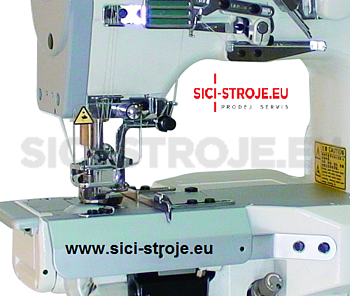 Šicí stroj Coverlock SIRUBA C007JD-W812-356/CRL/UTP krycí steh, ořez, odstřih ( kpl ) - 2