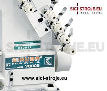 Šicí stroj SIRUBA VC008-04064P 4-jehlový šicí stroj s řetízkovým stehem ( kpl ) - 2