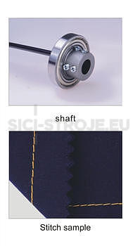 Jack-Shirley IIE 1-jehlový šicí stroj s odstřihem, střední mat - 2