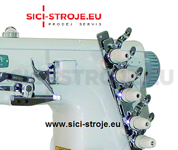 SIRUBA šicí stroj coverlock C007J-W812-356/CRL zakládací s levým ořezem látky ( kpl ) - 4