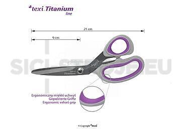 Titanové nůžky TITANIUM TiDuo850 - 4